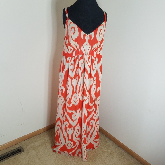 INC International Concepts Dresses & Skirts - INC Orange And White Patterned Dress *Gorgeous!*